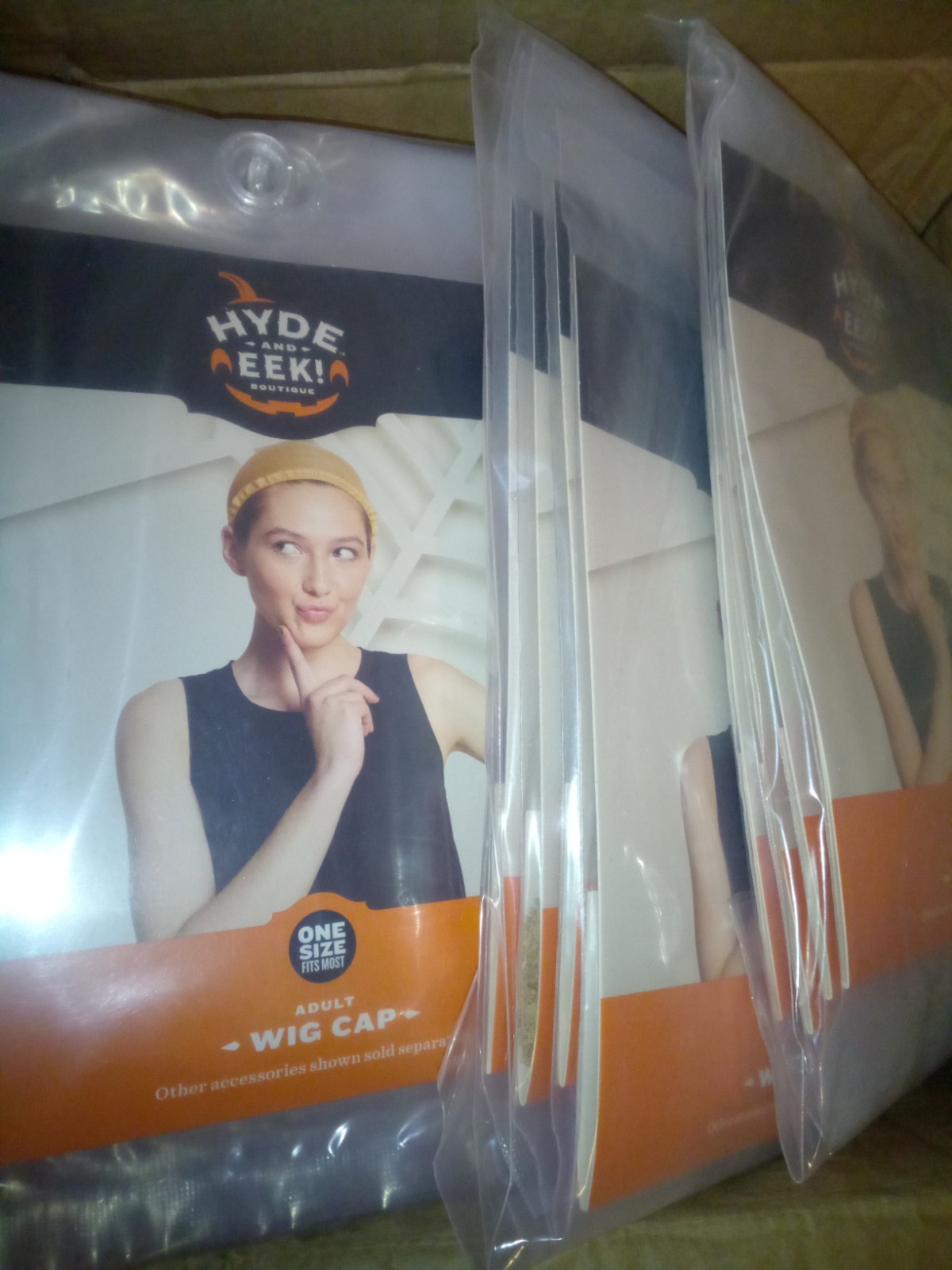 (40 Piece Lot) Hyde and Eek Boutique Halloween Adult Wig Cap One Size Fits most