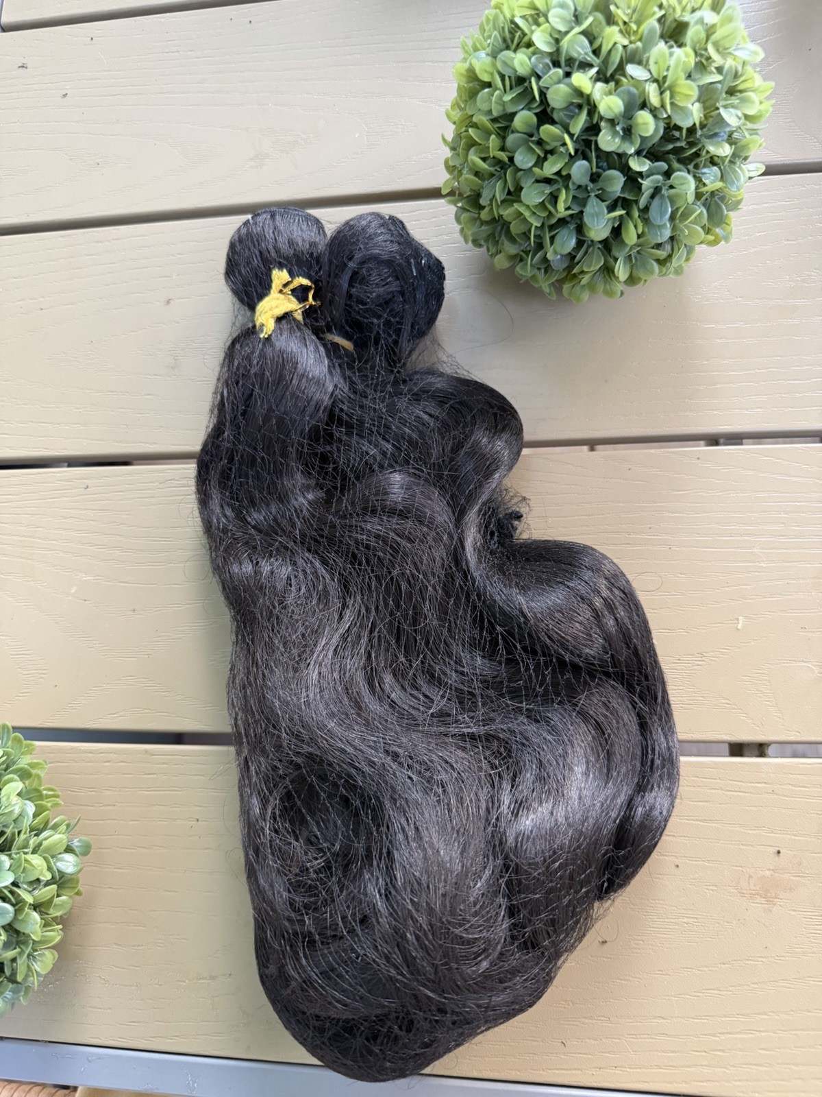 Remy Human Hair Body Wave Weft Hair Extension Black 21-30 in Wavy