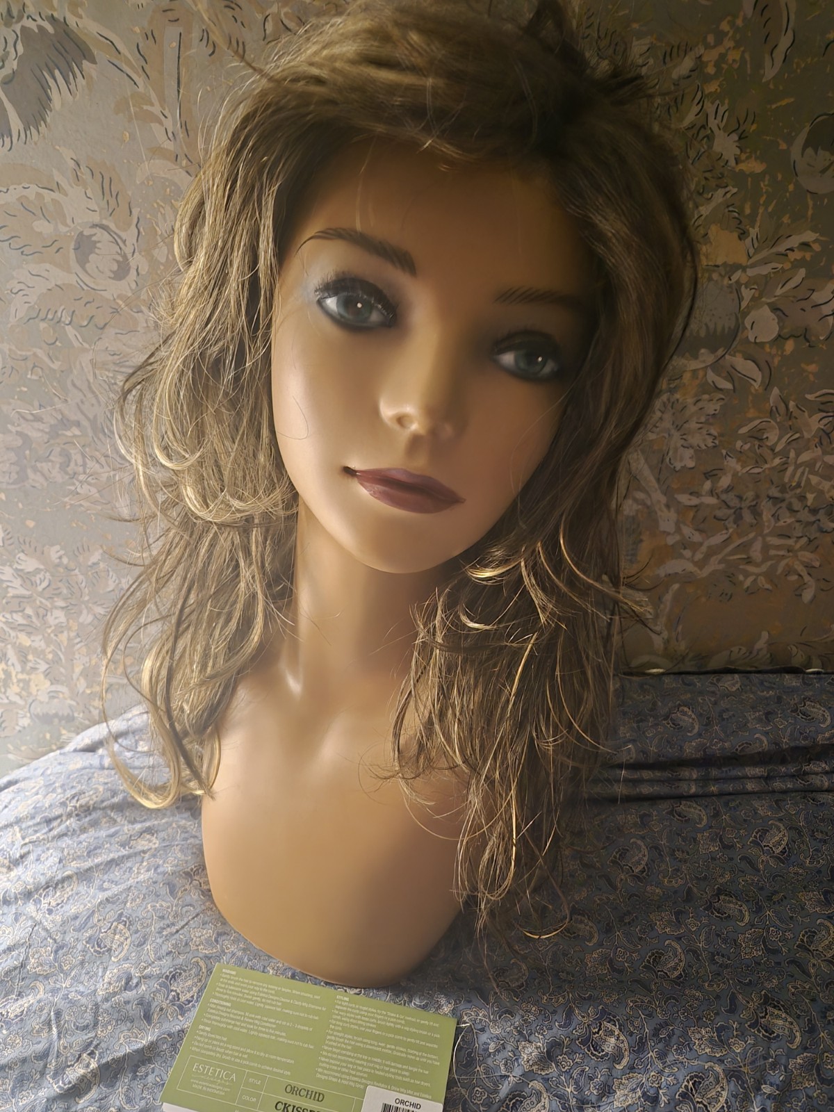 Estetica Designs Orchid CKISSRT4 Lace Front Wavy Layered Synthetic Wig Free-Part