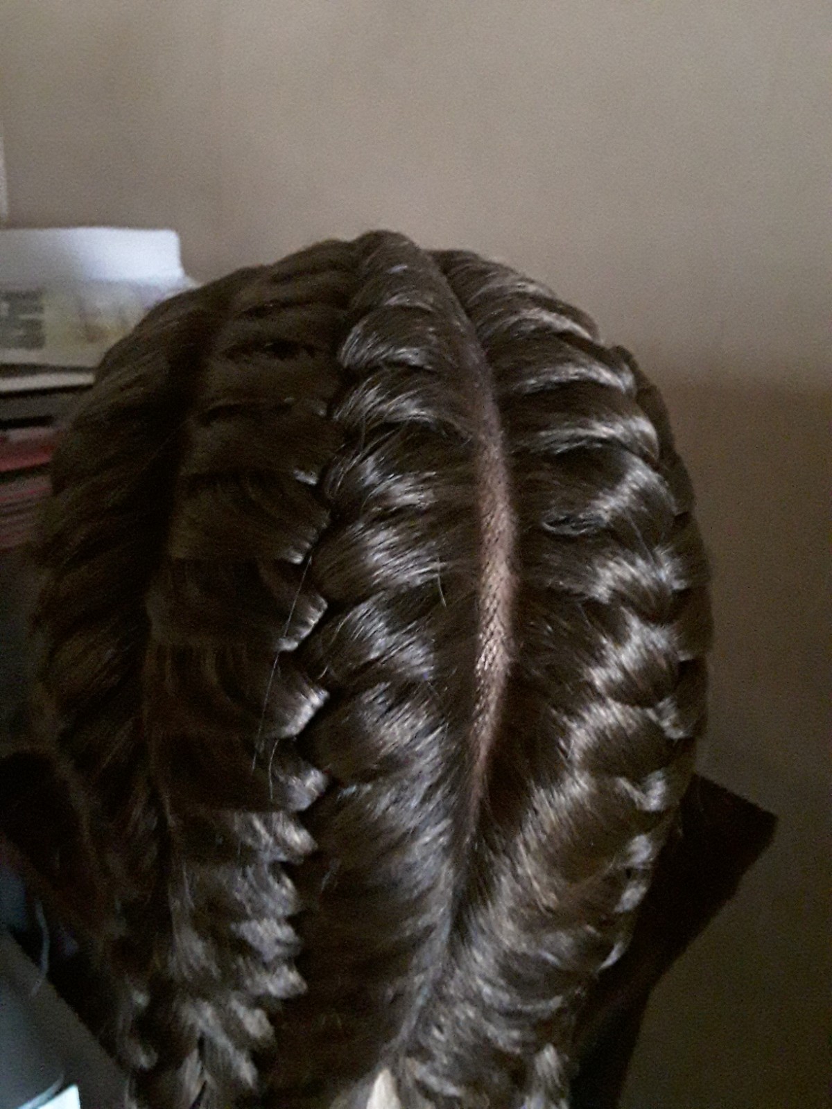 NewFreeShipping 28 Inch Lace Wig Quad Braided Dutch Easy To Install Baby Hairs