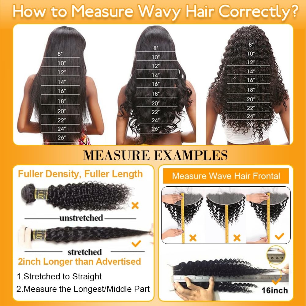 Qthair 18A Deep Wave Bundles Human Hair 14 14200G 100 Unprocessed Cambodian