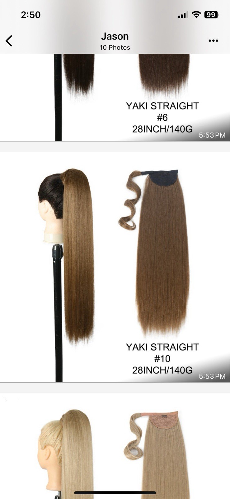 Wrap Up Pony Tail Hair Piece Extension 28 Inch Long New In Package
