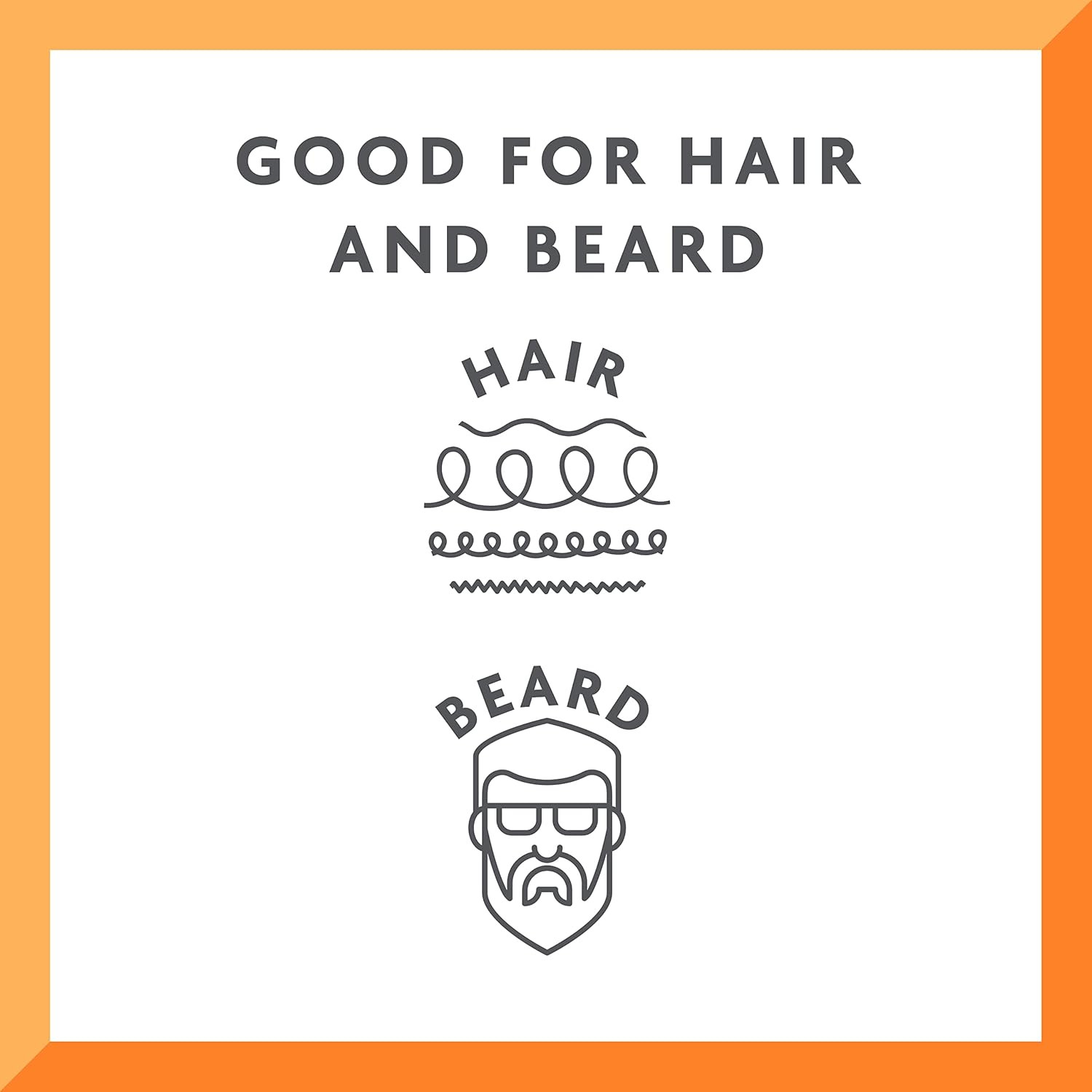 for Men Hair & Beard Oil, 3.4 Fl Oz