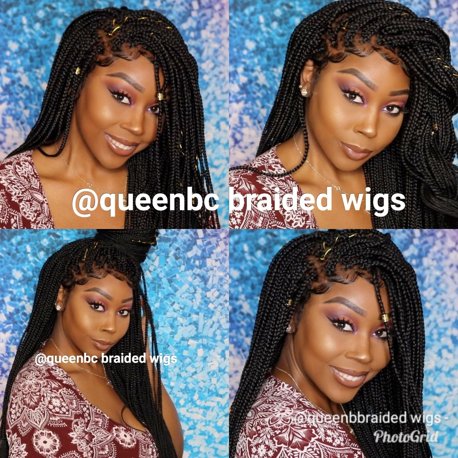 Braided wig:Handmade Braids Cornrows wig,PRE-ORDER ONLY.2-3WEEKS. Location USA