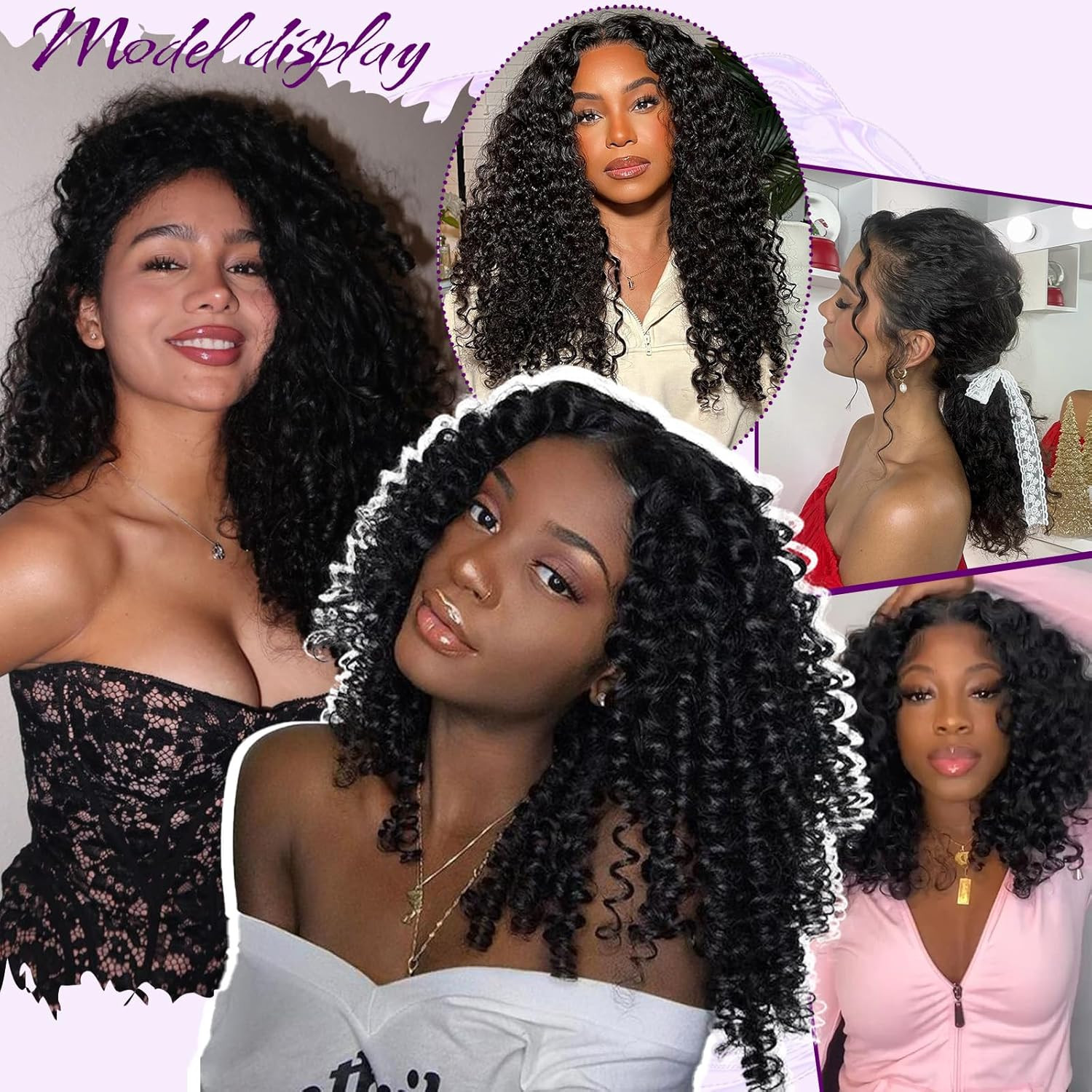 Miracle Knots Feather Crochet Hair Extensions for Black Women, 18 Inch 5 Packs 3