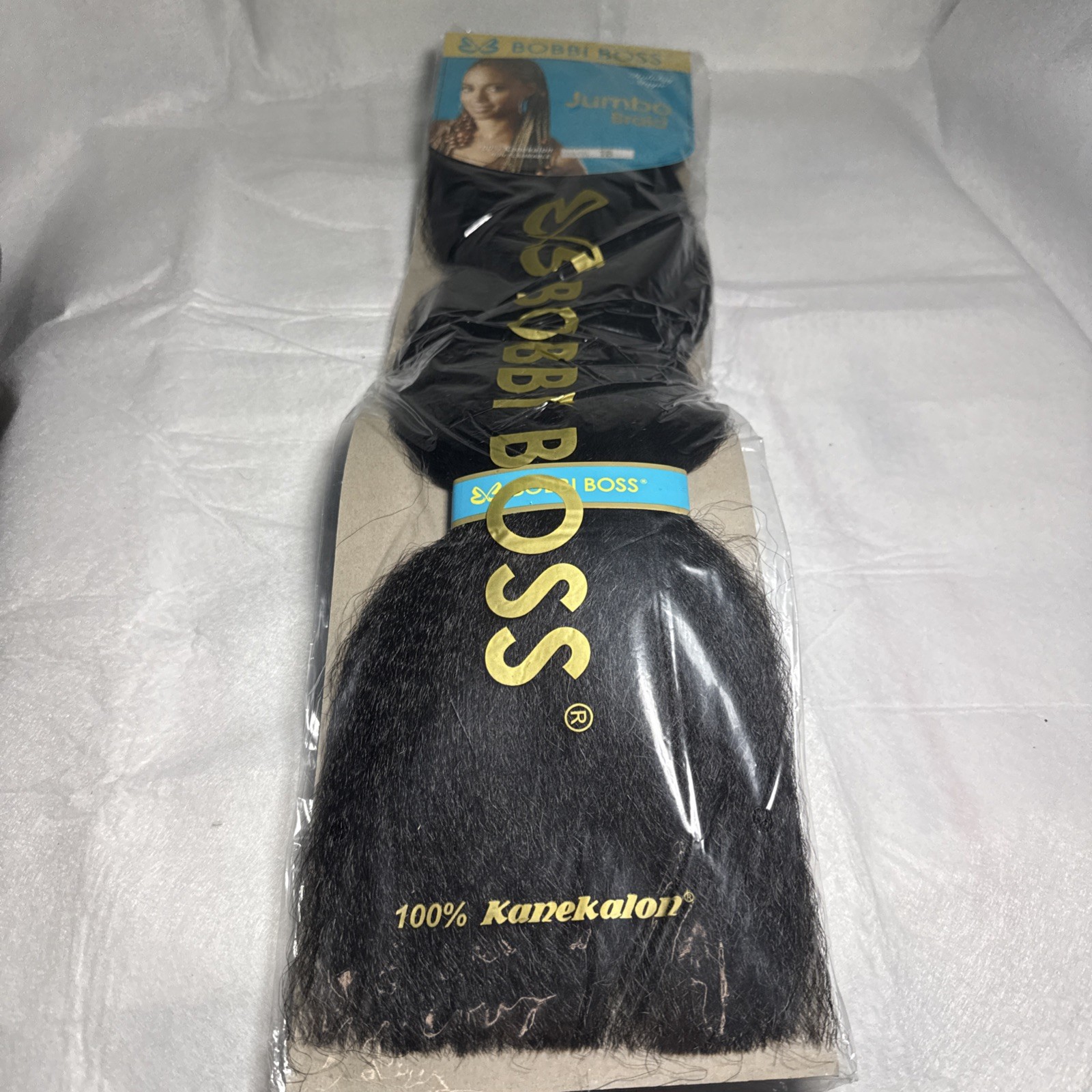 NEW 2 Lot BOBBI BOSS BRAIDING HAIR 100% KANEKALON JUMBO BRAID 99J & 1B Free Ship