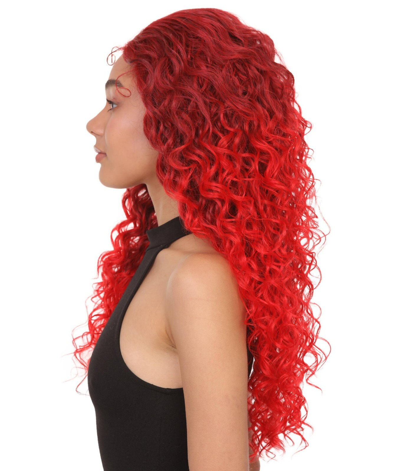 LUXLUXE Carrie Curly 24 in Lace Front Wig Heat Resistant Synthetic Fiber BL-0159