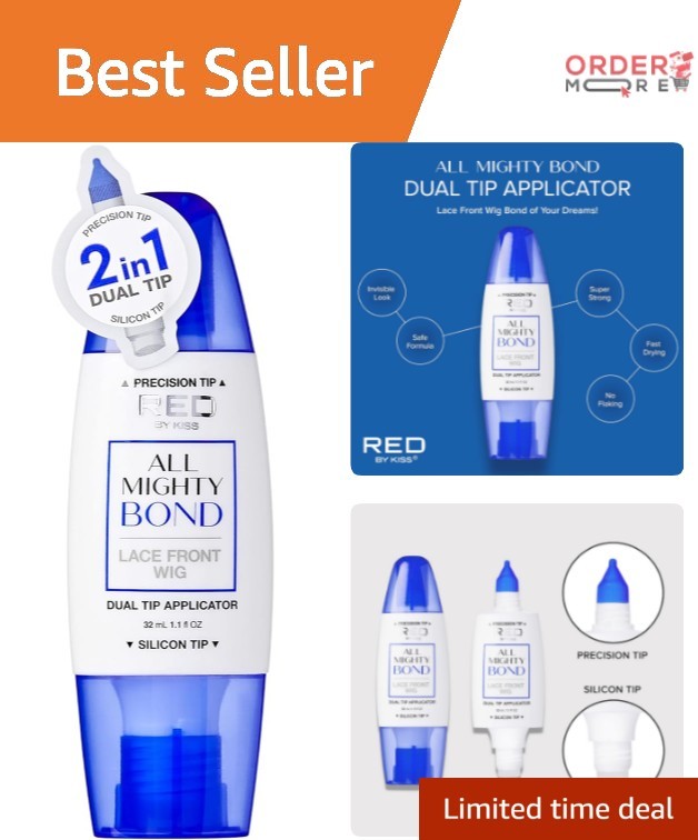 Wig Glue Water Resistant Strong Hold Fast Drying Safe for Sensitive Skin