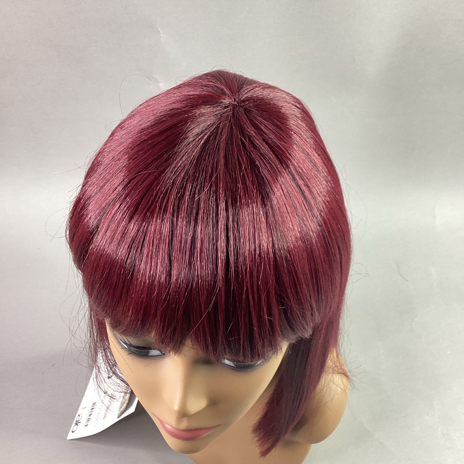 Halo Paula Straight #99J Dark Plum Human Hair Blend Full Wig