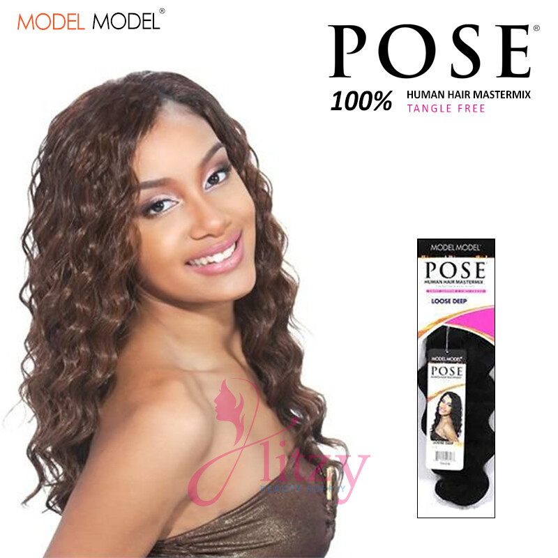 Model Model POSE Loose Deep Human Hair Master Mix weaving 12″,14″,16″,18″