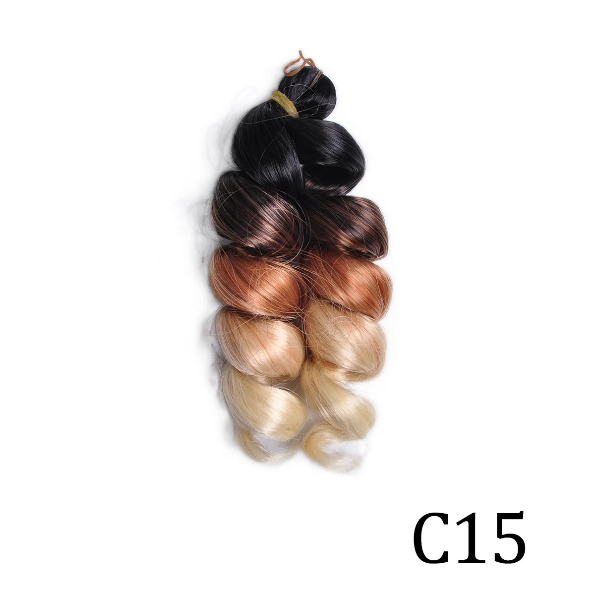 12Inch French Curls Synthetic Hair Extensions Loose Deep Wave Crochet Braids