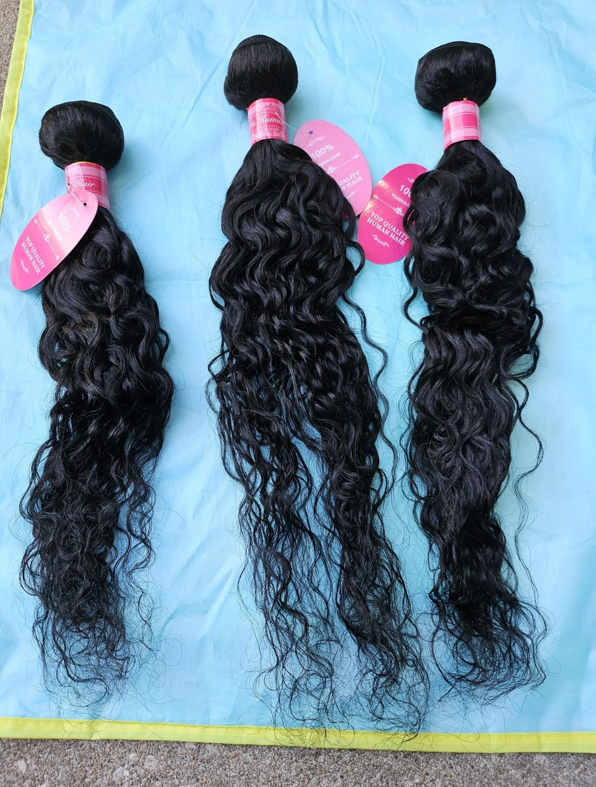 Water Wave Human Hair Blend Bundles