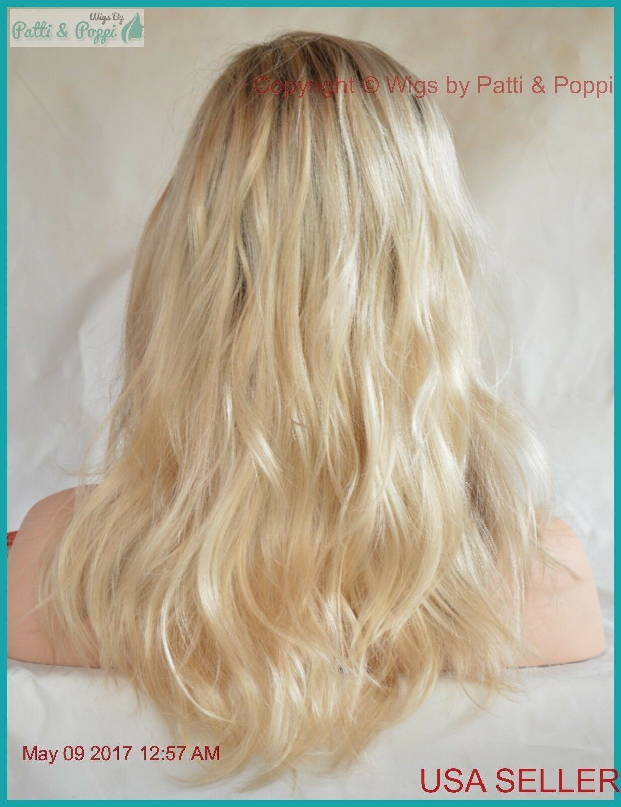 Arrow Ellen Wille Synthetic Wigs Lace Front Hand Tied Monopart Champagne Rooted