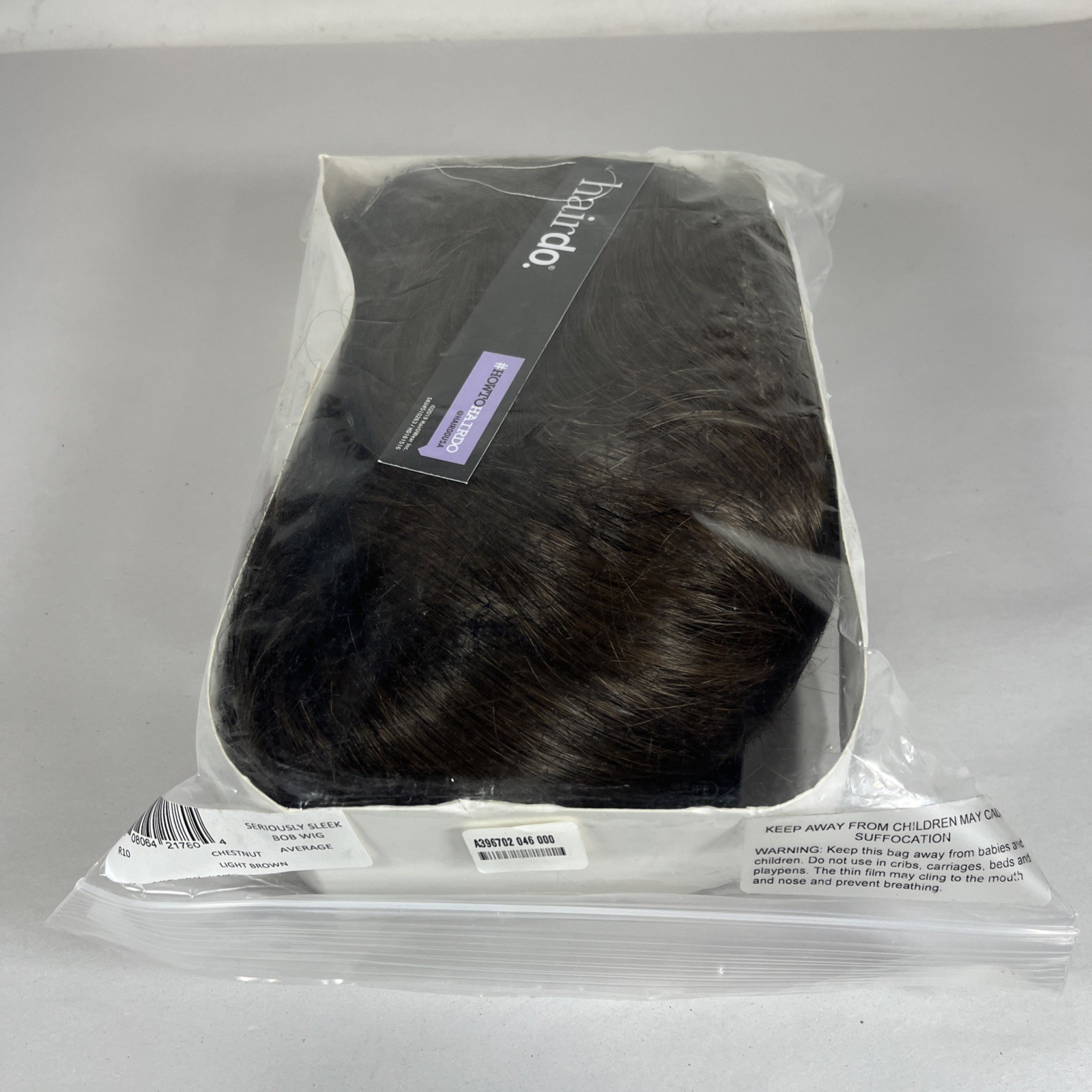 Seriously Sleek Average Bob Wig Hairdo by HAIRUWEAR Chestnut / Light Brown