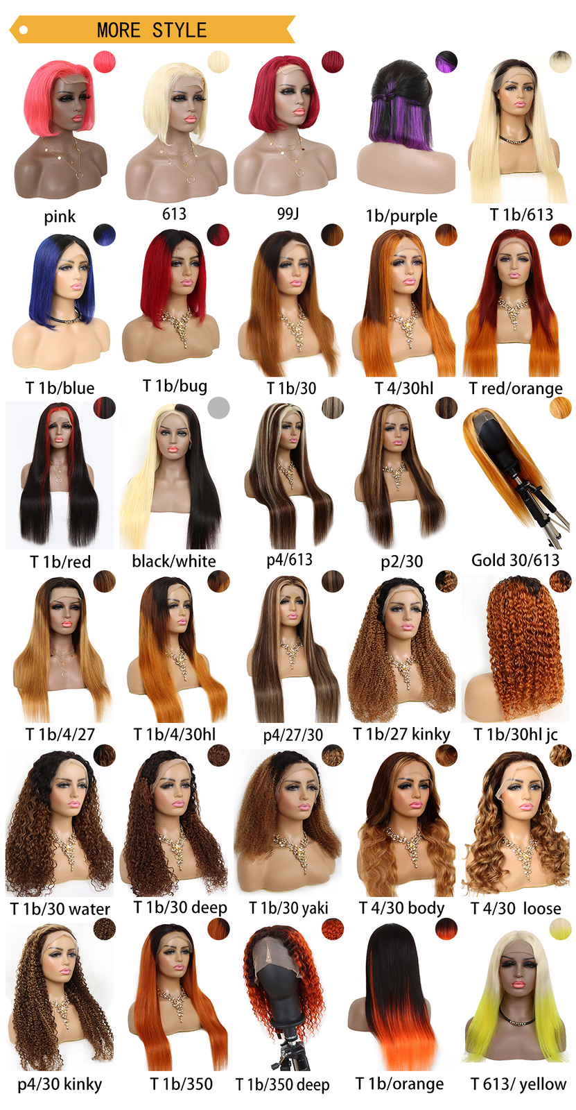 Remy Human Hair 13×4 Lace Front Wig Short Bob Brazilian Hair Wavy Ombre Blonde