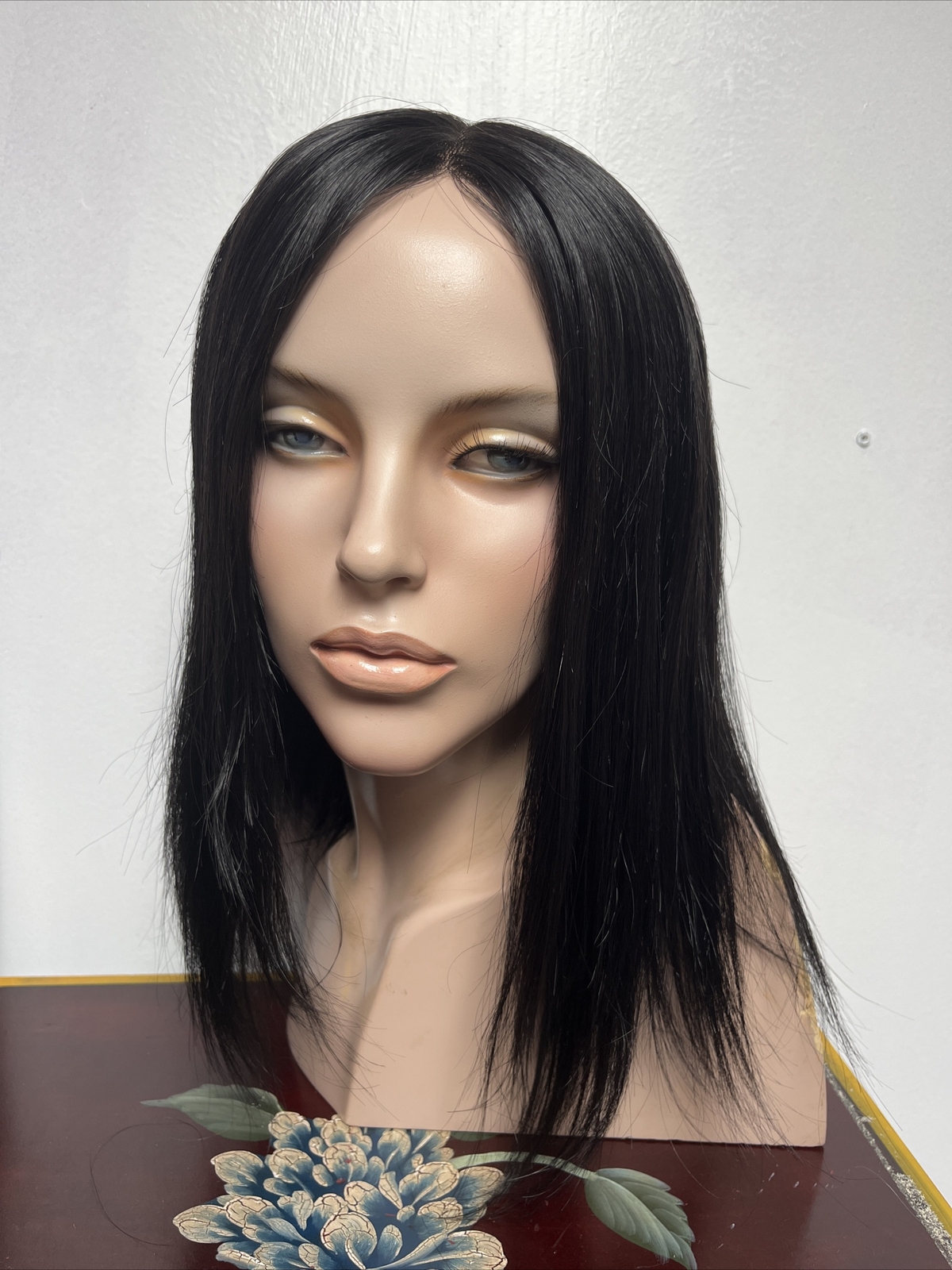 Authentic Bellami Jet Black Human Hair Lace Front Hand Tied Wig Long