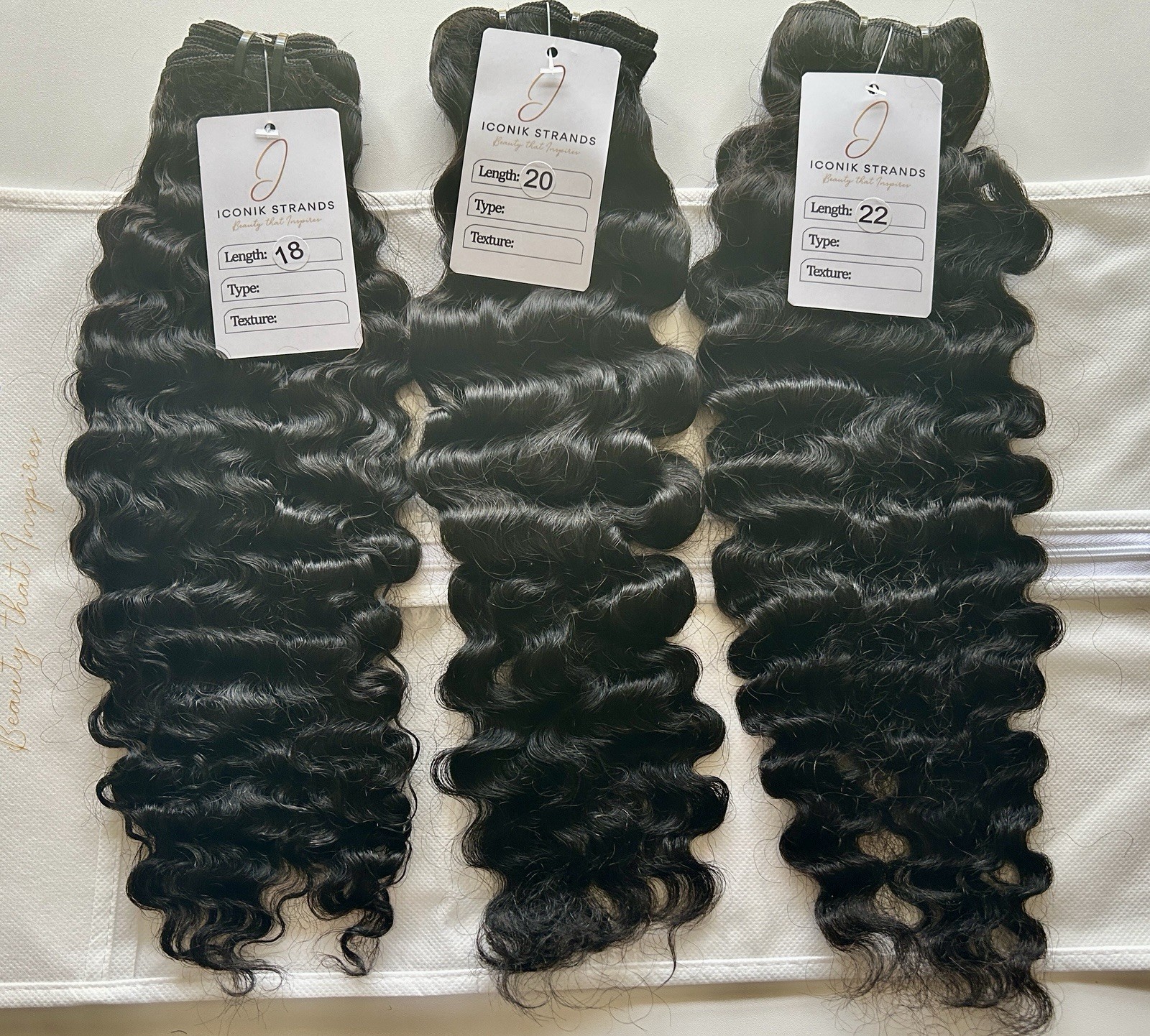 12A Virgin Burmese Curly 18” Double Weft Hair Bundle, 100 Grams, Natural Black