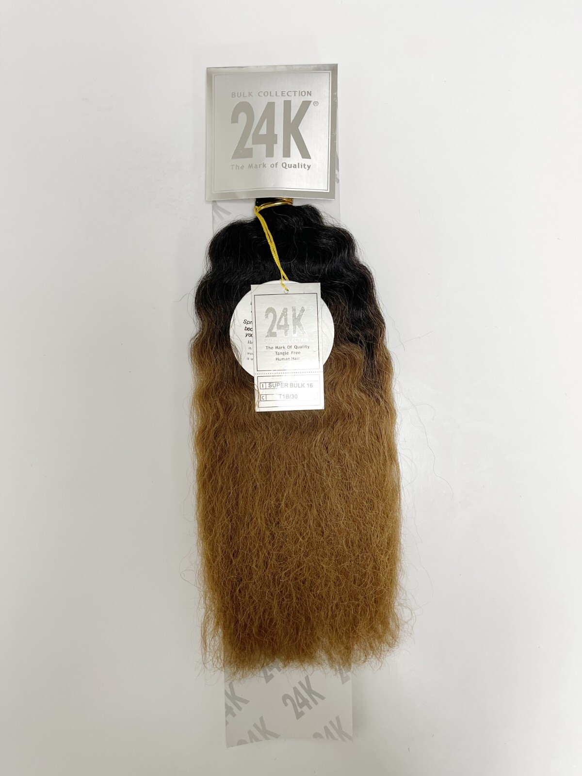 Blended Human Hair Super Wave Bulk Wet Wavy for Braiding 16-24” Select Colors