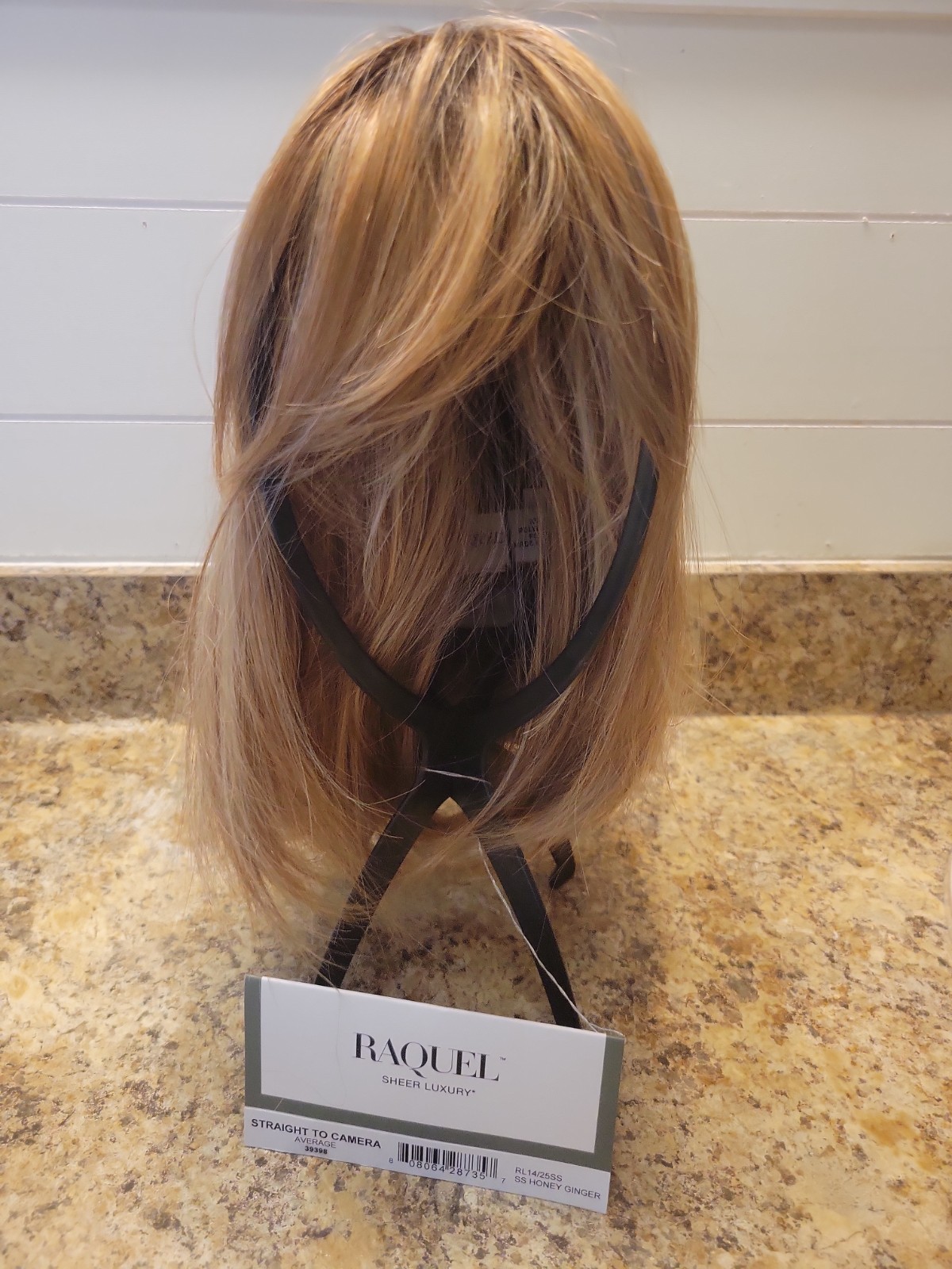 Raquel Welch Straight To Camera Wig NEW W/ Tags In Color SS Honey Ginger Rooted