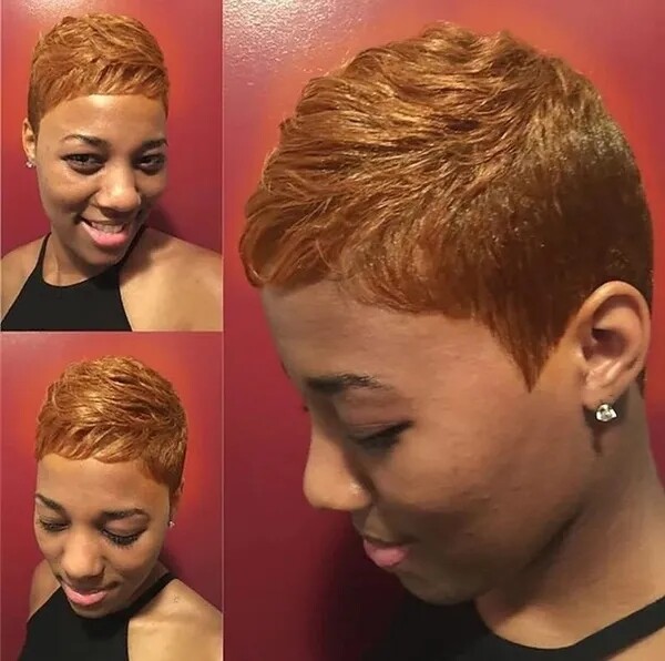 Short Pixie Cut Wigs Human Hair Wigs Layered Black Pixie Wigs