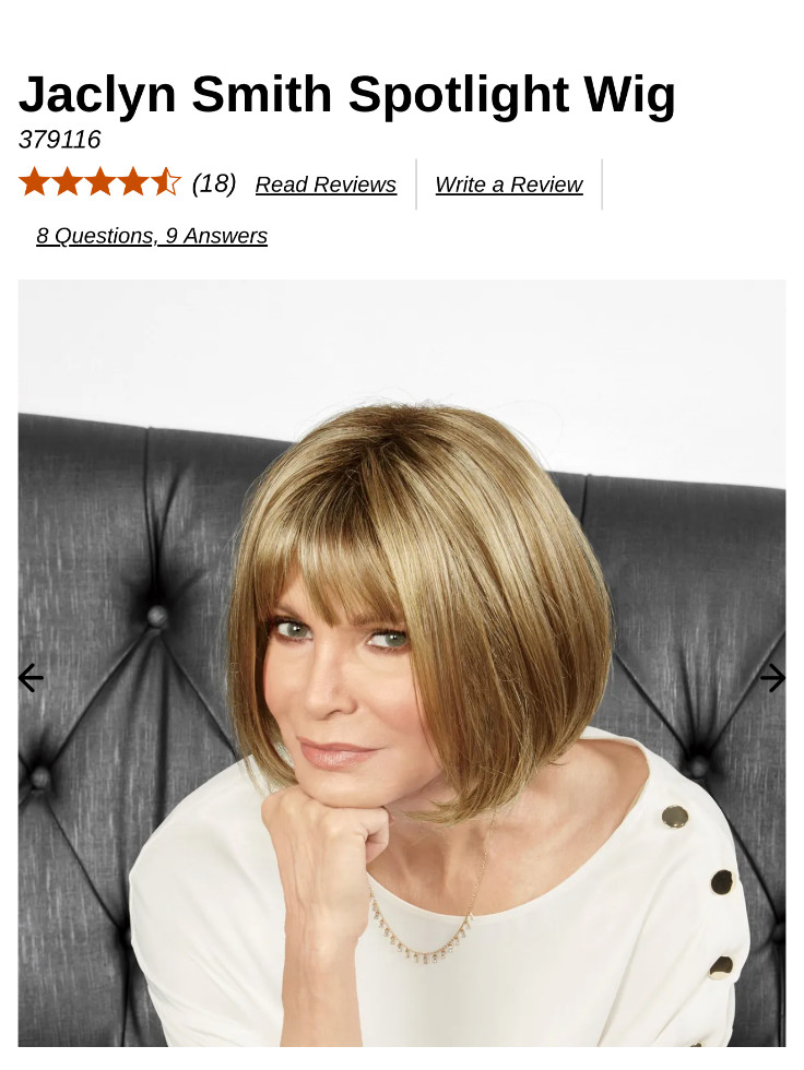 Jaclyn Smith Wig “Spotlight” Caremlized Brown NEW WITHOUT TAGS