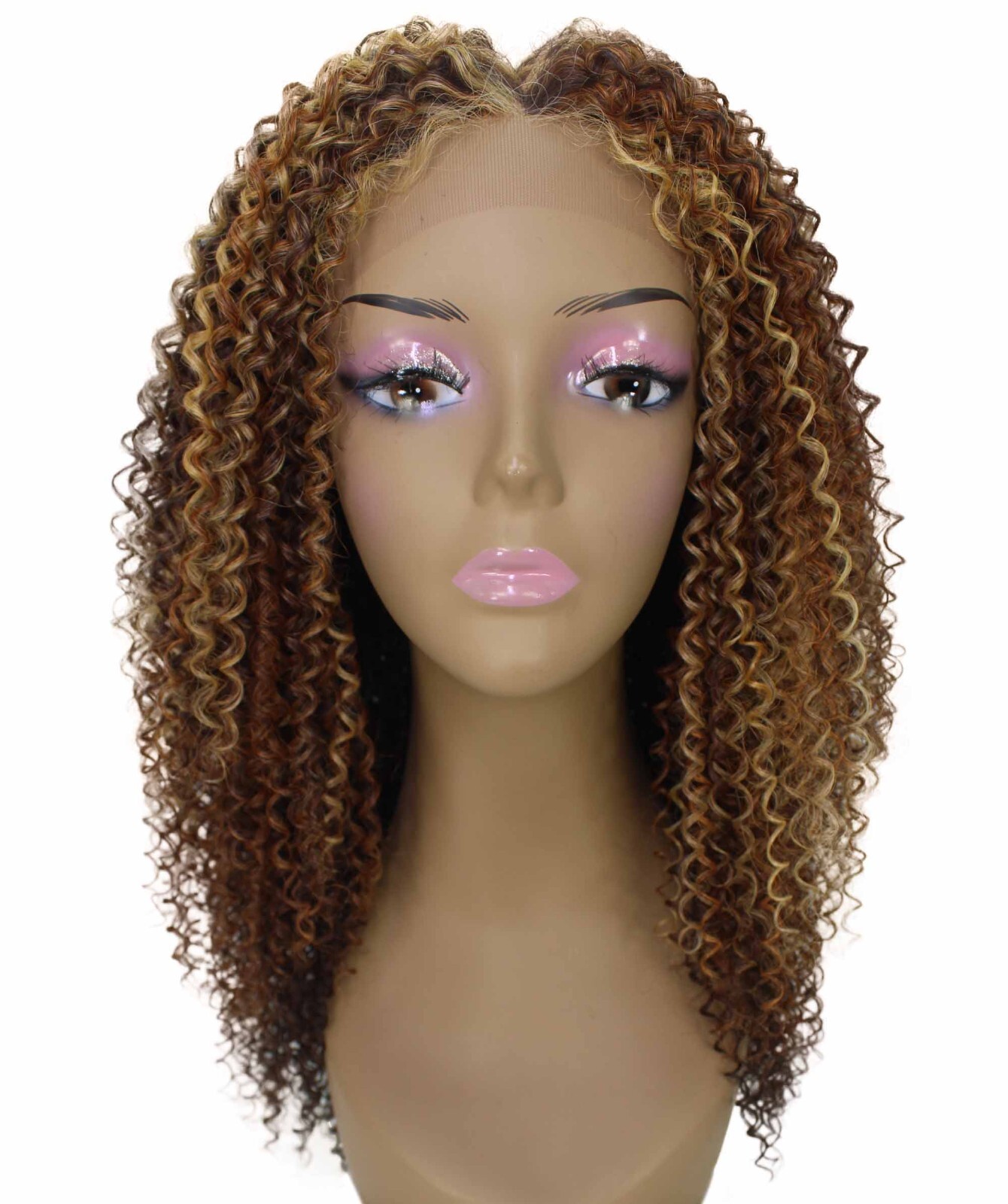 LUXLUXE Serenity Curly Ringlet 22 in Long Lace Front Wig,Heat Resistant