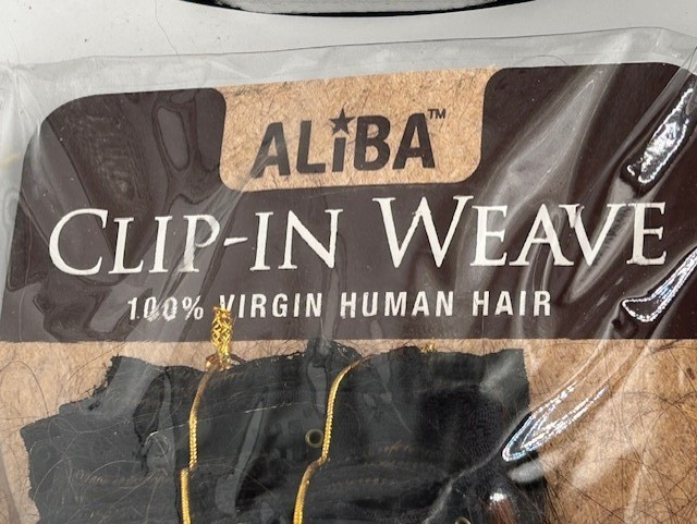 Aliba Clip In Weave 100% Virgin Human Hair Color PFR1B/30 18″ BN SEALED