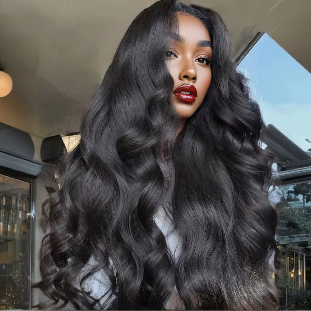 200 Density Body Wave Lace Front Wig Human Hair 13×6 13×4 Transparent….
