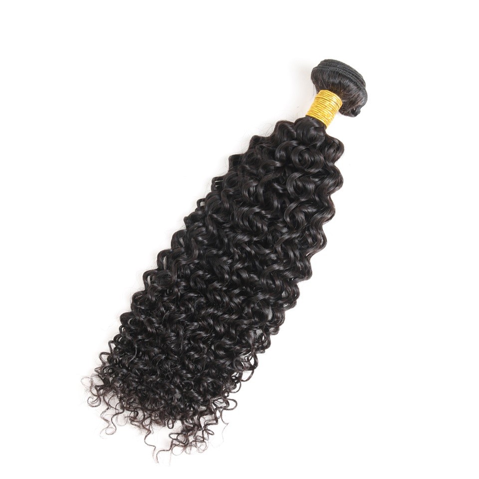 Peruvian Virgin Hair Jerry Curl 3 Bundles 22″24″26″ With 22″ Lace Closure