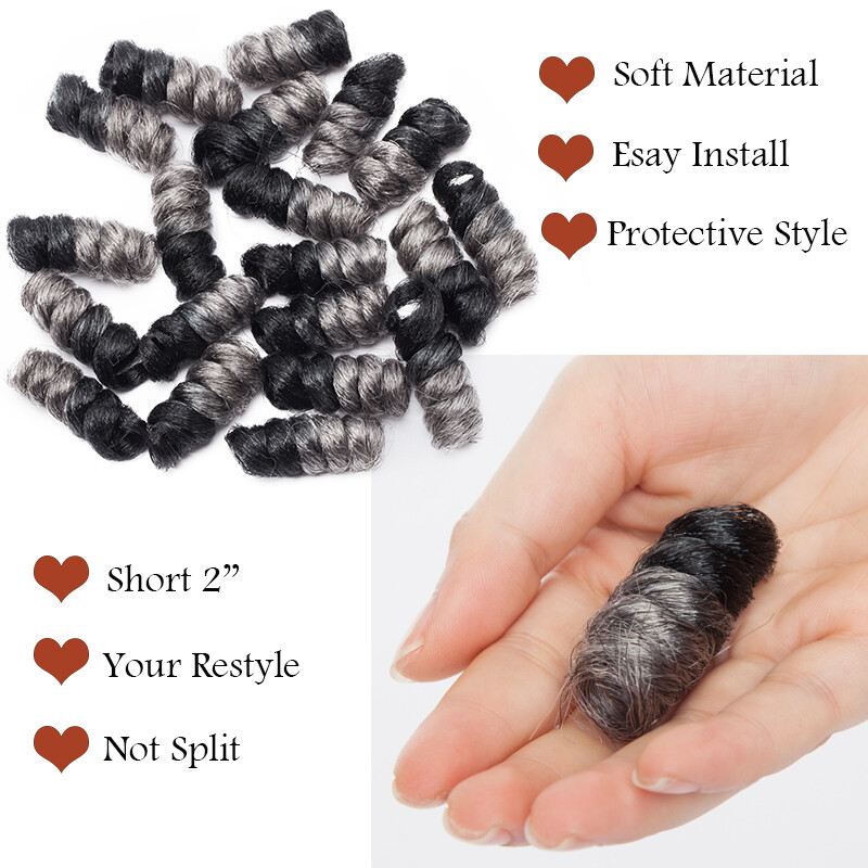 Kinky Bounce Crochet Jumpy Wand Curly Wand Braids Hair Jamaican Bounce Twist 2″