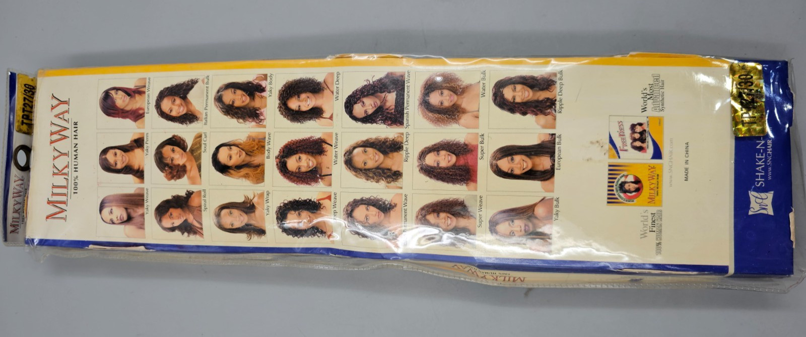 Milky Way 100% Human Hair 16″ Finger Roll Wave + FreeTress Synthetic Kelly Curl