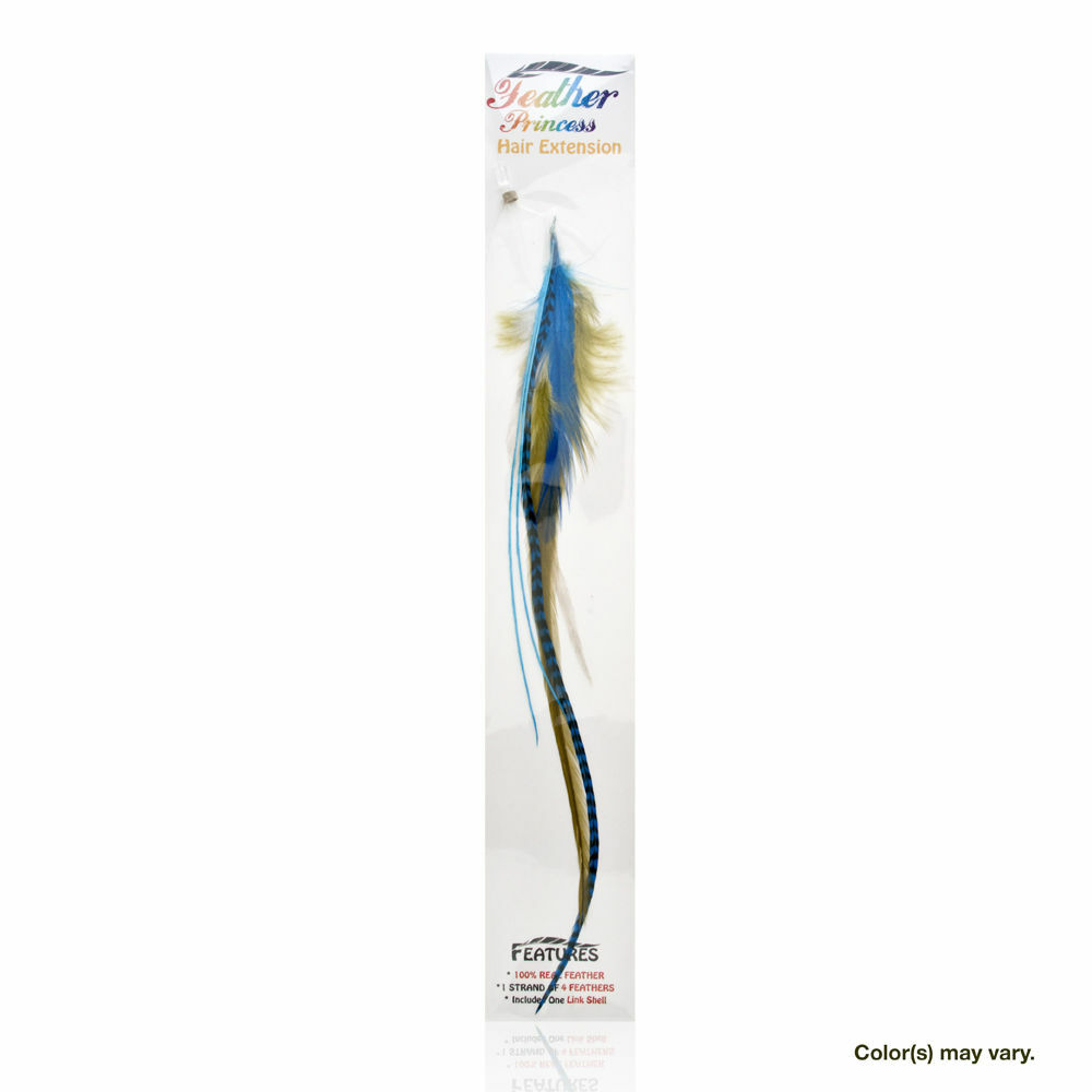 Lord Cliff Feather Fusion Hair Extension Blue Brand New