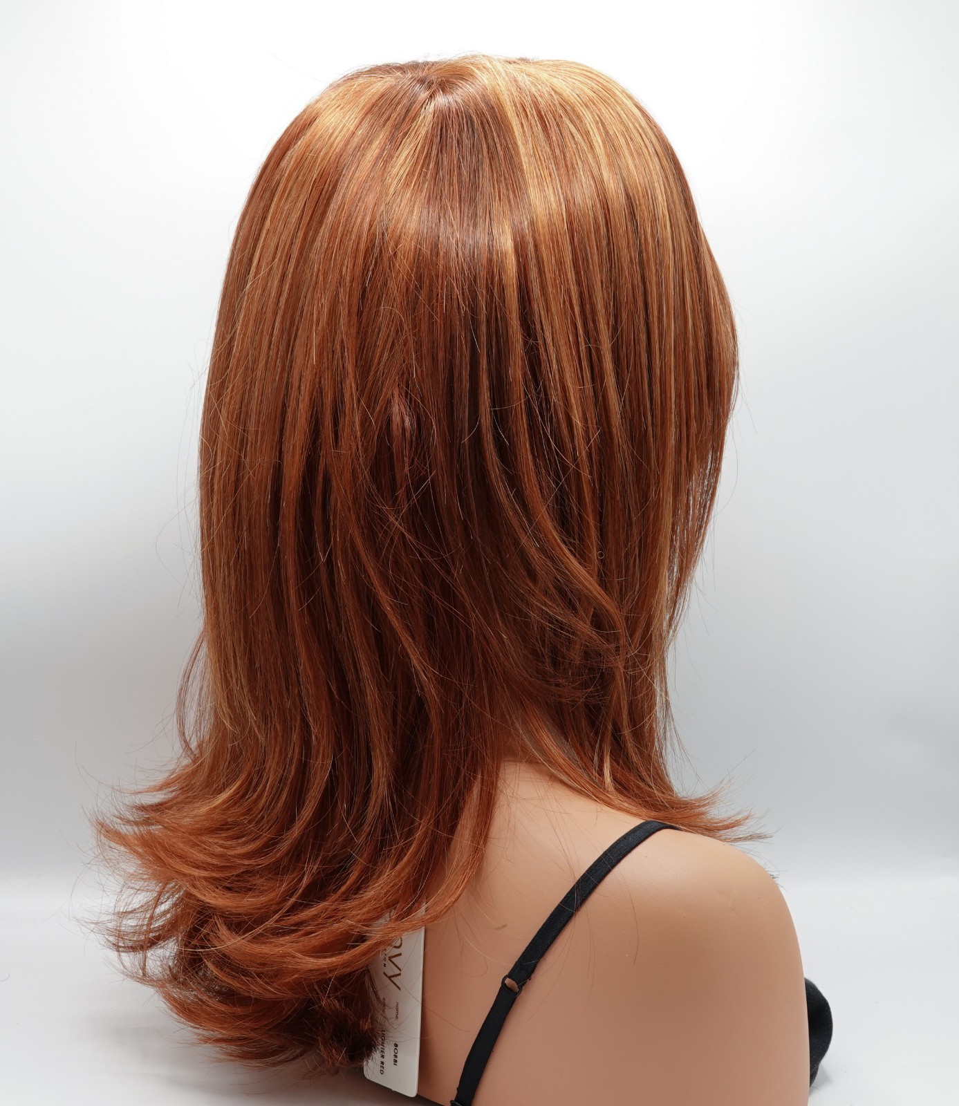 BOBBI Wig by ENVY, Lighter Red, *CLEARANCE!* Mono Top & Lace Front, NEW