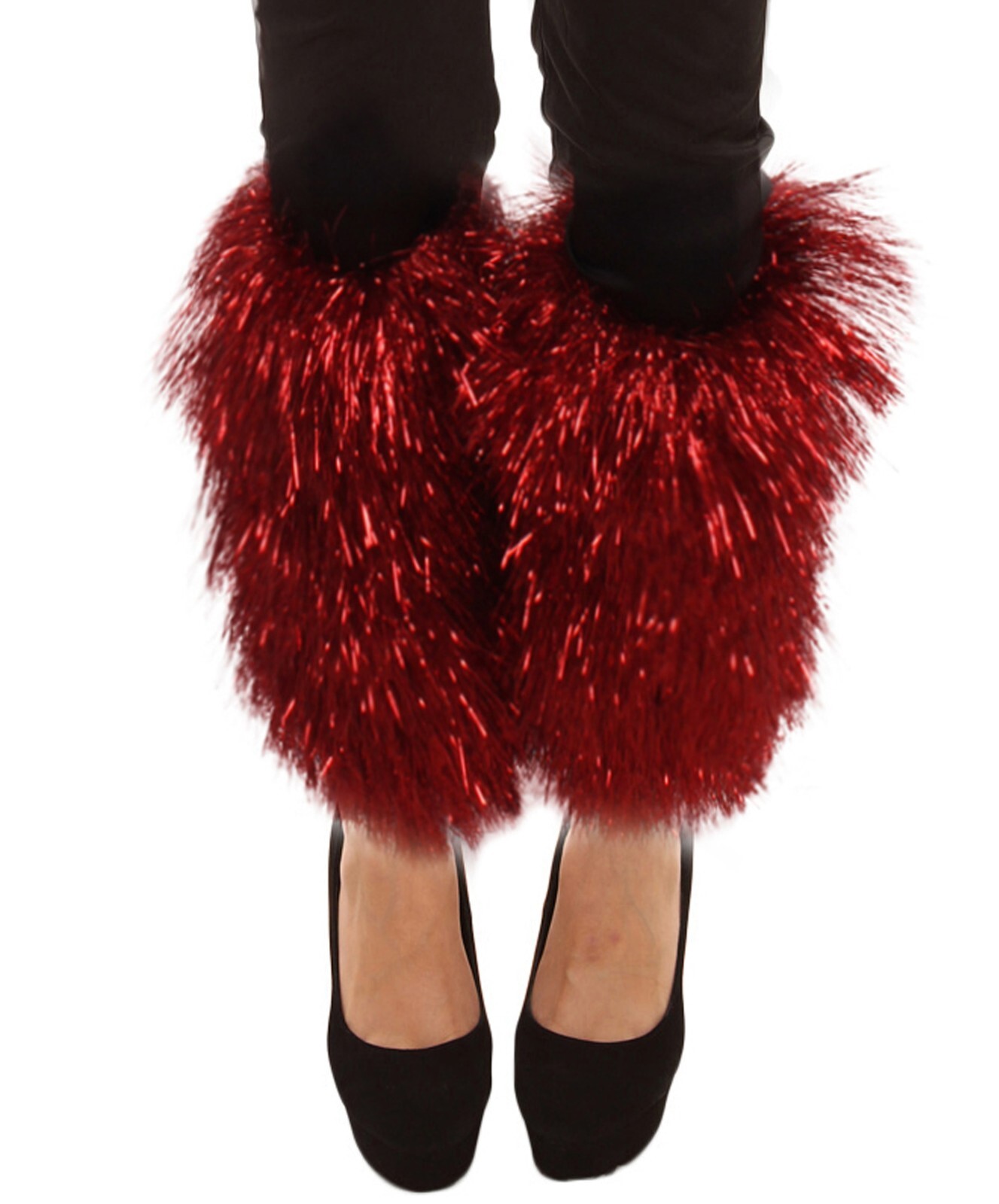 HPO Adult Unisex Tinsel Party Leg Warmers in Multiple Color Options, HA-021