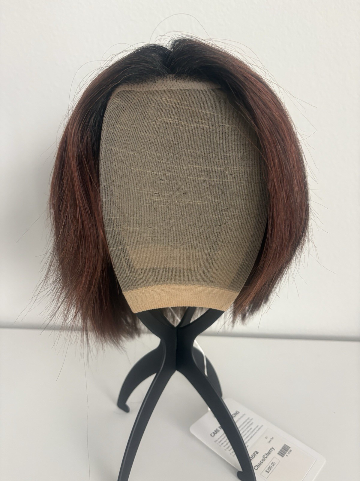 Envy Synthetic Lace Wig (monofilament top) Chocolate cherry. NEW