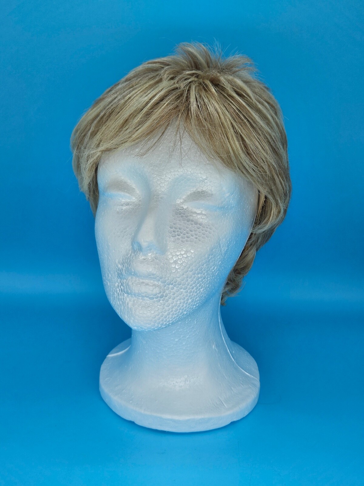 Estetica Women’s Blonde Wig with Bangs Classique Collection Short Stretch Cap