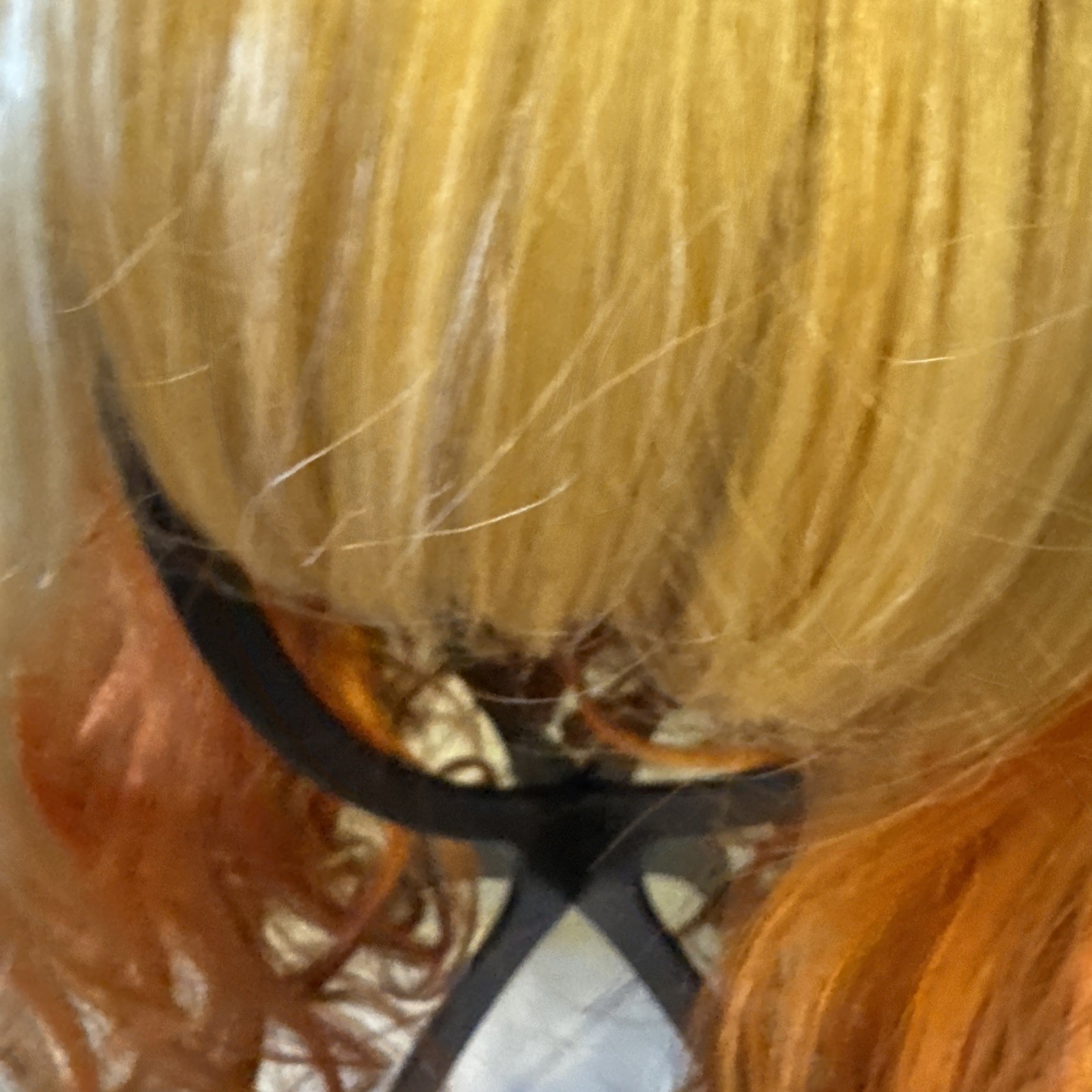 Yellow And Orange Bob Wig