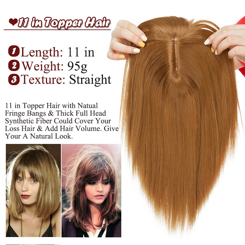 AS Human Clip in Topper Hairpieces Short/Long Full Head Straight Hair Extensions