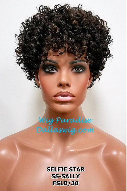 Modu Selfie Star Heat Resistant Fiber Full Spring Bouncy Curls SS Sally Wig
