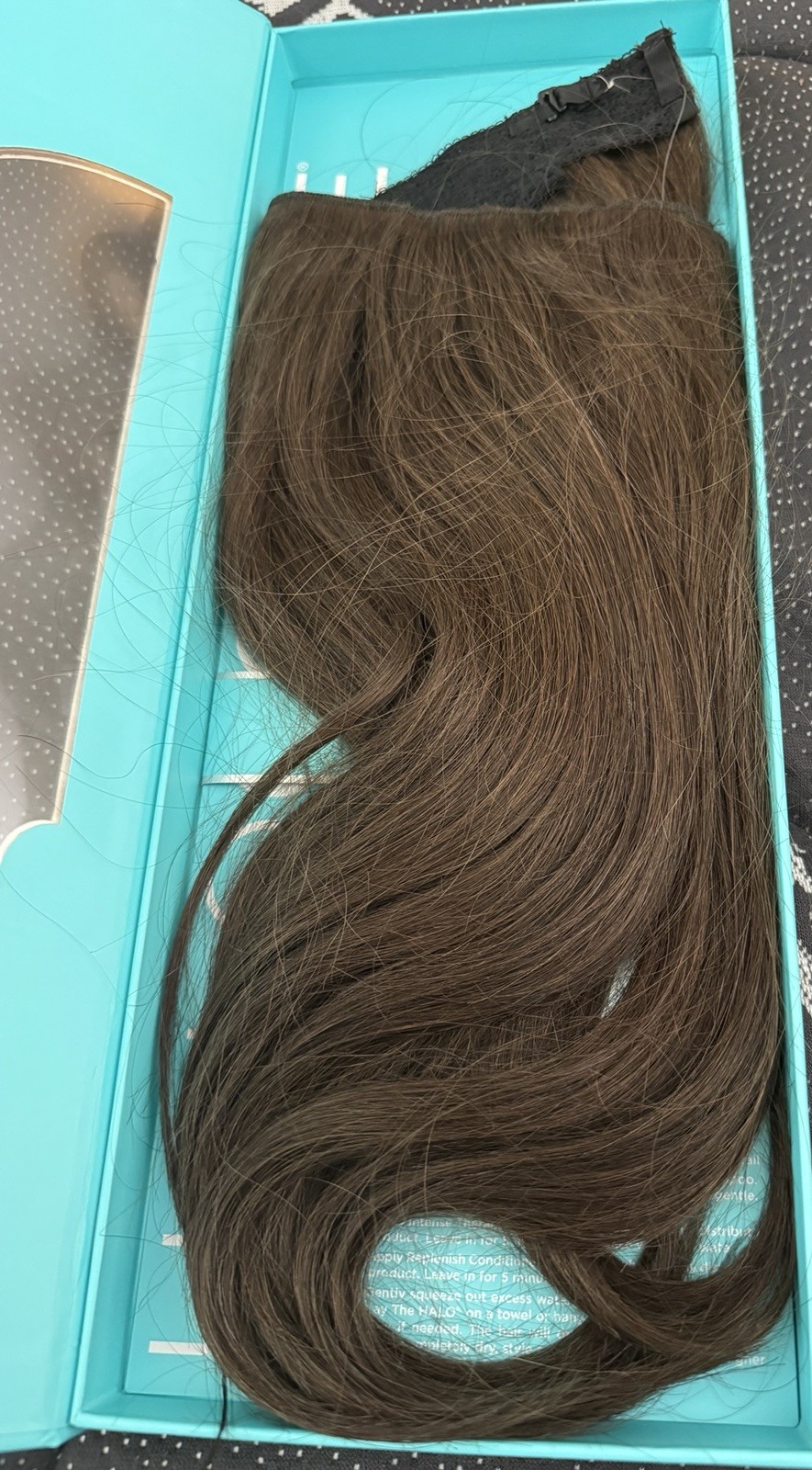 HALO Couture Original 100% Remy Human Hair Extensions 16″ Color #2 Dark Brown