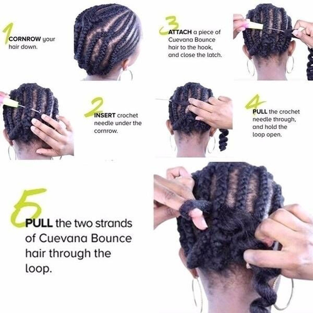 20 Inch Synthetic Easy Braid Hairpiece Low Temperature Fiber Lightweight