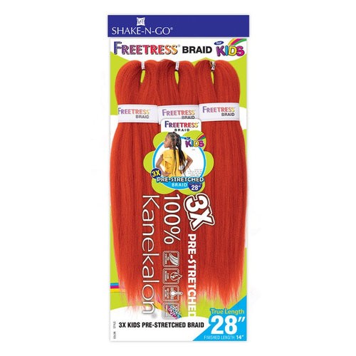 Freetress 3X Kids Pre-stretched Braids 14″
