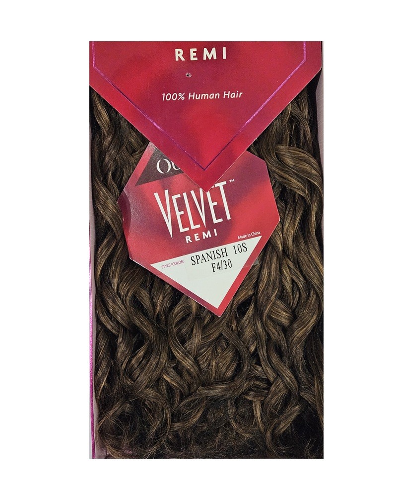 Outre Velvet Remi 10″ 100% Human Hair Spanish 10S F4/30