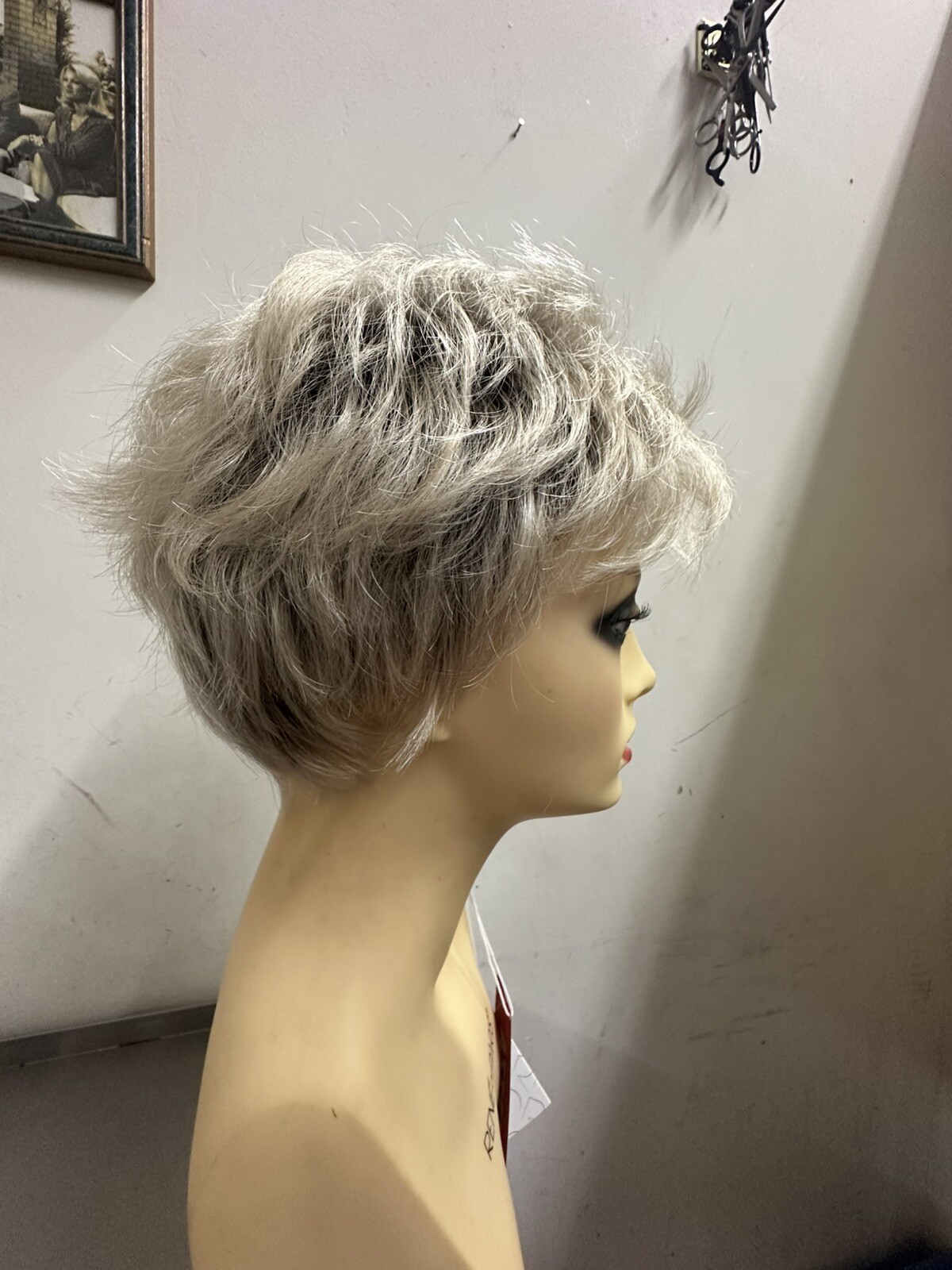 DREW-Noriko Wig $SALE CHAMPAGNE DARK ROOTS-Edgy Pixie Style 5*** LOWEST$$
