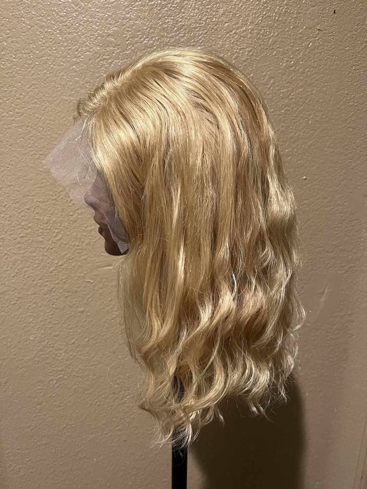 NEW Blonde Human Hair Blend 13×6 Lace Front Wig | 14–16” Shoulder Length