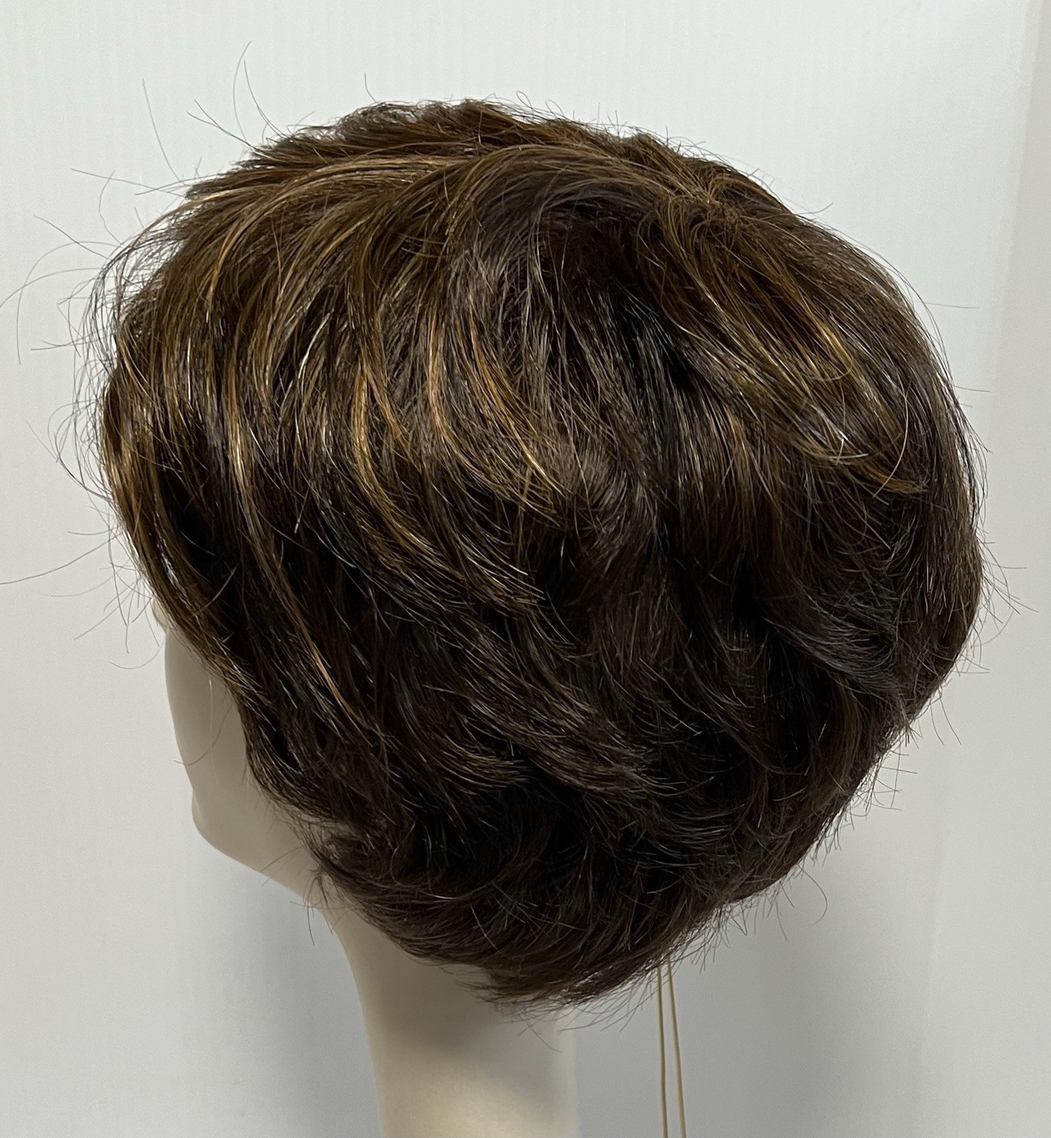 NWT! ASPEN Wig • Jenny 8/28HS • Medium Brown with Auburn Red Highlights