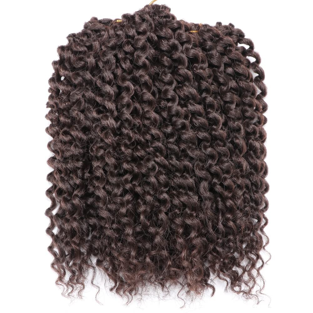 Soft Bouncy Synthetic Crochet Braids Dark Black