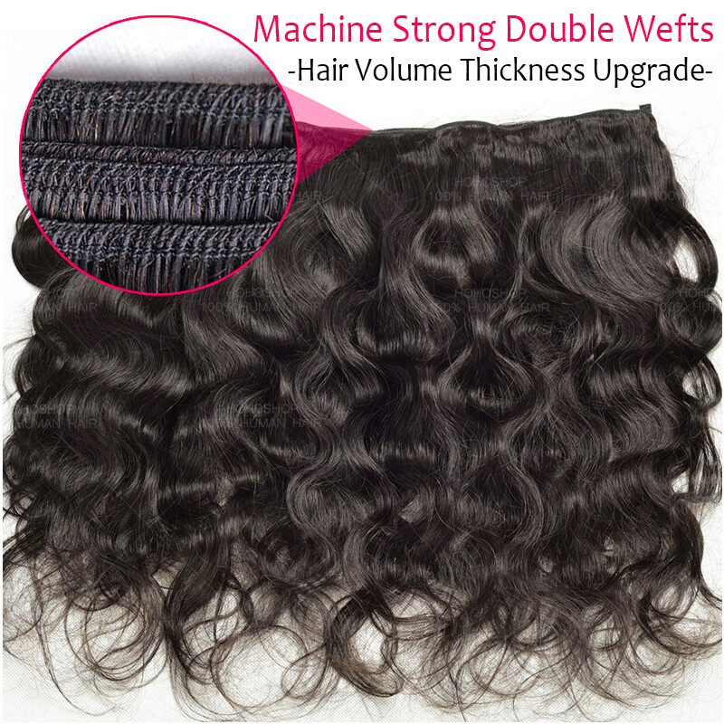 8A+ Straight 100% Virgin Human Hair Extensions Weave Weft Wavy Brown 100G/Bundle