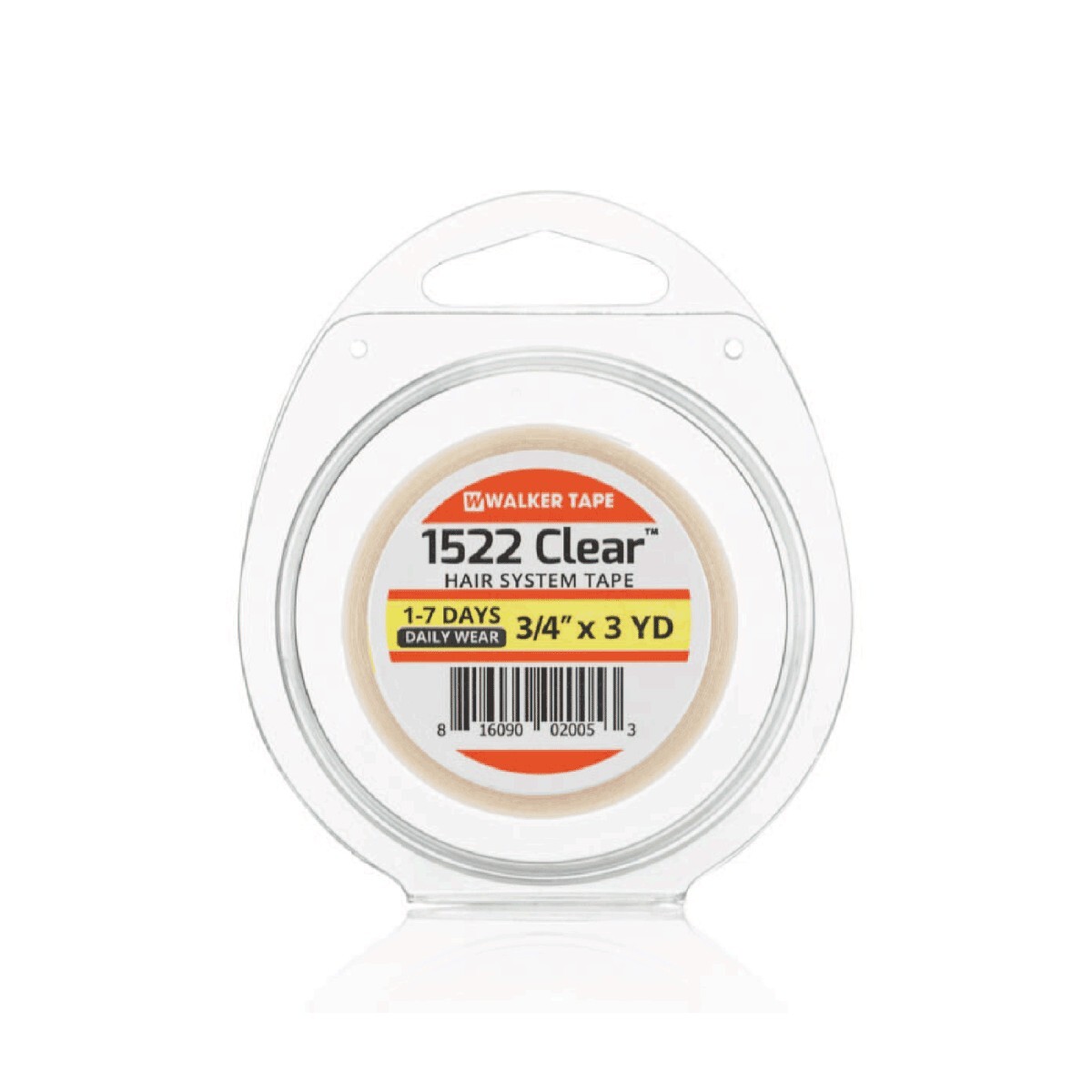 1522 Clear Adhesive Tape for hair systems wigs 3/4″ wide x 3 yard roll