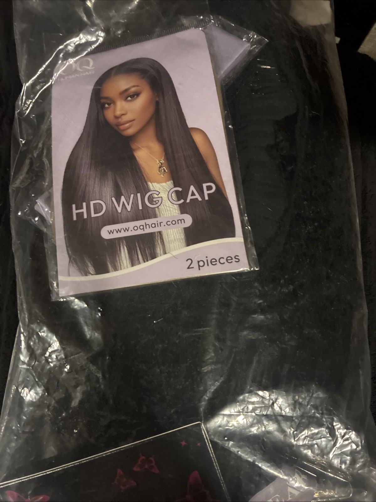 OQ HAIR Glueless Human Hair Wig Afro Curly 22″ Stretched Length Black